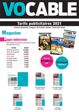 Tarifs Print 2021